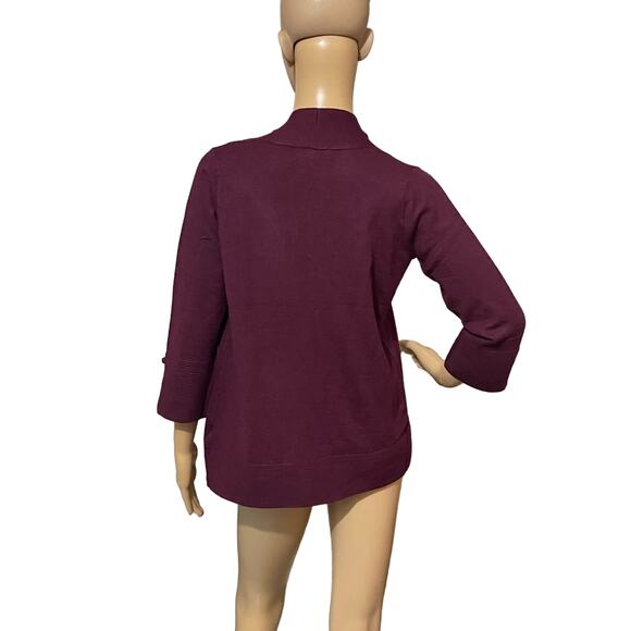 EVOLUTION BY CRYUS STITCH FIX MYNA BUTTON SLEEVE CARDIGAN SWEATER SMALL NWOT - Picture 7 of 11